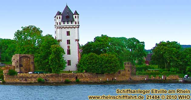 Schiffsanleger Eltville im Rheingau